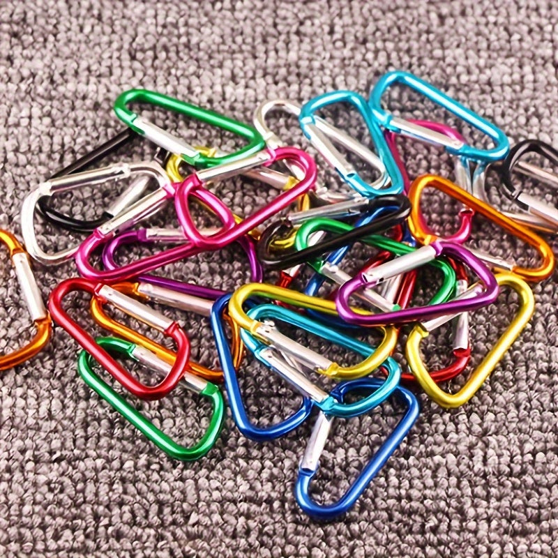 10pcs Aluminum Alloy Small Hook Mixed Colors for Camping Picnic Hiking
