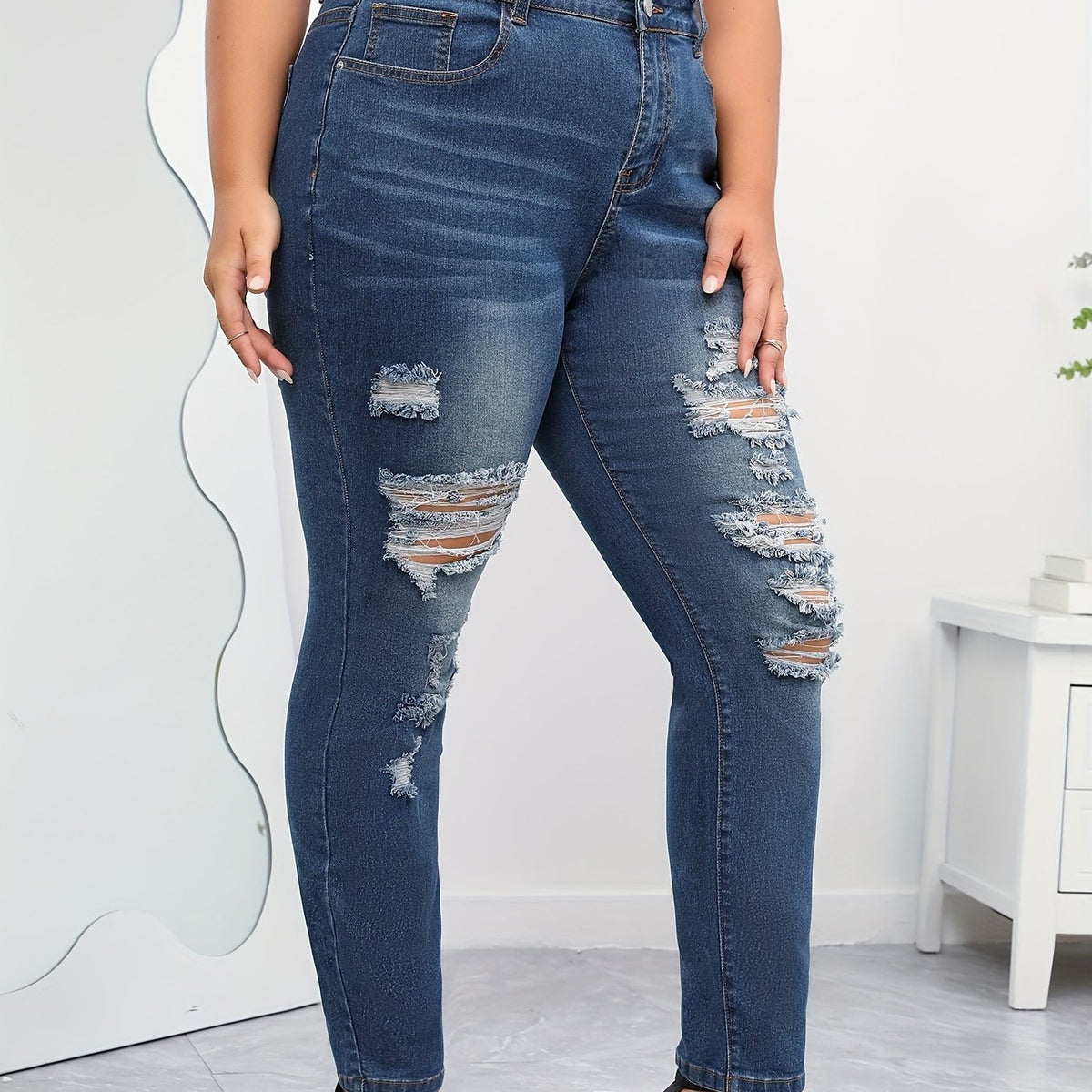  Casual Jeans Women's High Stretch Jeans