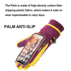 Women's Winter Ski Gloves Thermal Windproof Waterproof Cold Weather Glove