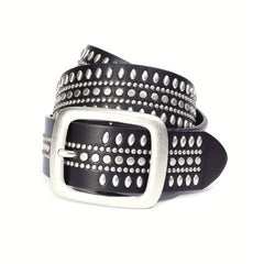Western Cowboy Punk Belt For Jeans Dress Studded Belts Strap