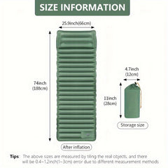40D Nylon TPU Thickened Sleeping Mat - Outdoor Inflatable Tent Sleeping Mat