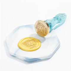 Fire Paint Brass Love Stamp