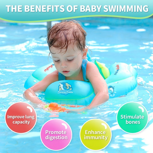 Baby Swimming Float with Sun Protection Canopy