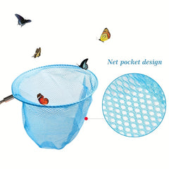 2pcs Retractable Net Macaron Bag Butterfly Net Pocket Insect Net Outdoor Toy