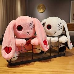 Spooky Gothic Bunny Stuffed Crazy Rabbit Plush Toys