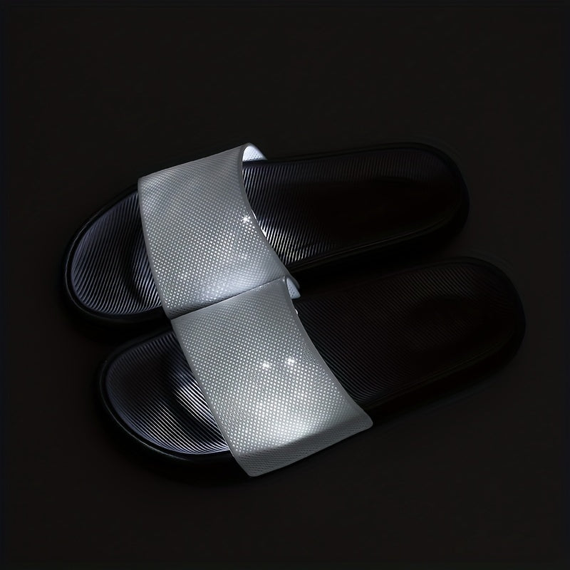 Men's Non Slip Slides Lightweight Open Toe Quick Dry Slippers
