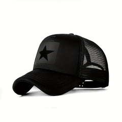 Men's Star Print Baseball Cap for Sun Protection