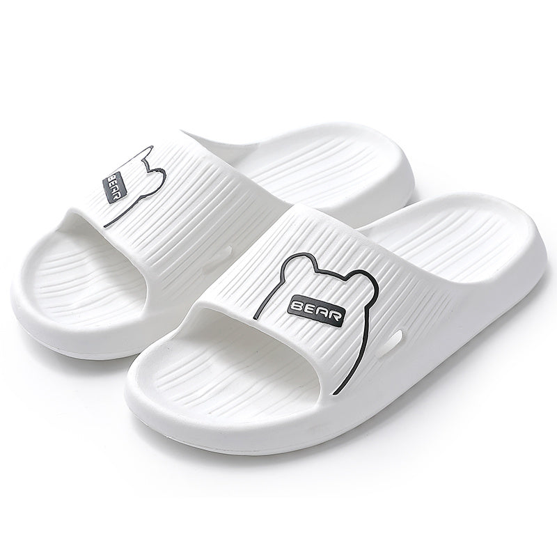 Men's Thick Slip On Slides Assorted Colors Non slip Home Walking Slippers