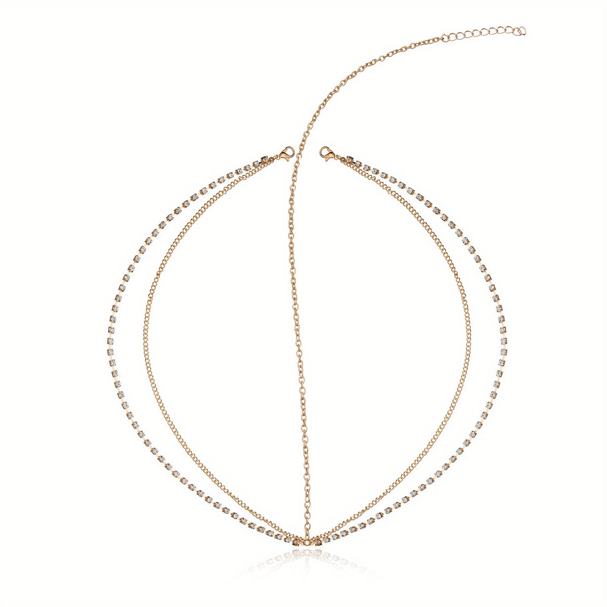 Bohemian Rhinestone Head Chain for Wedding Prom Party