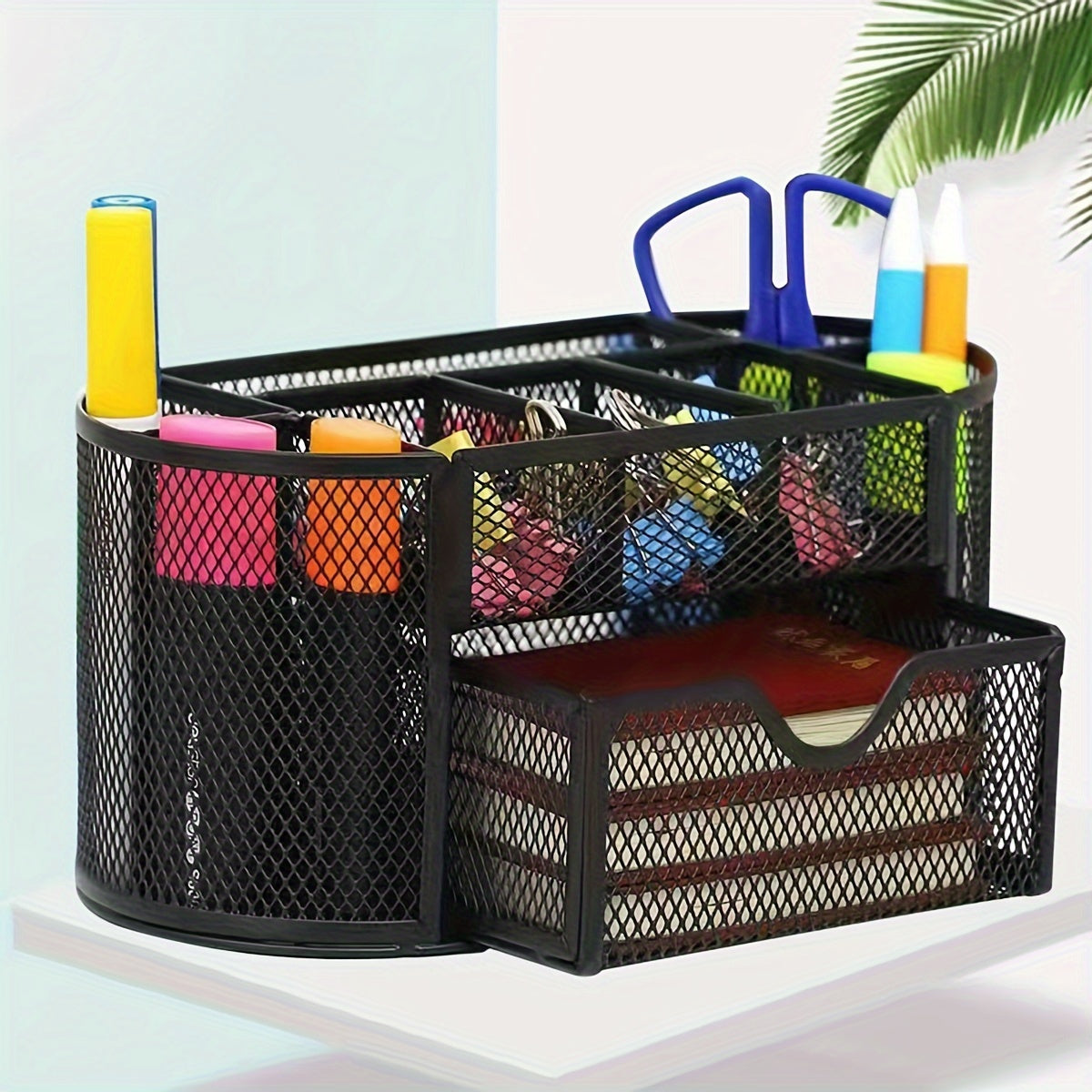 Desktop Stationery Storage Box Pen Holder Office Supplies