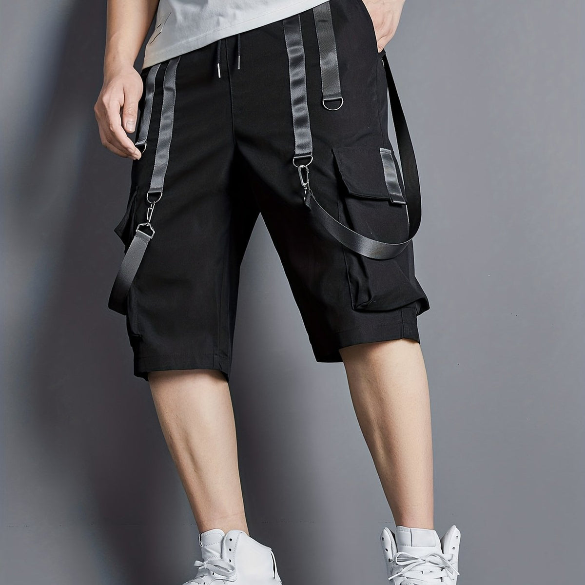 Men's Lightweight Cargo Shorts Streetwear Techwear