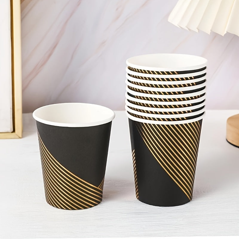 10pcs Disposable Paper Cups For Wedding Birthday