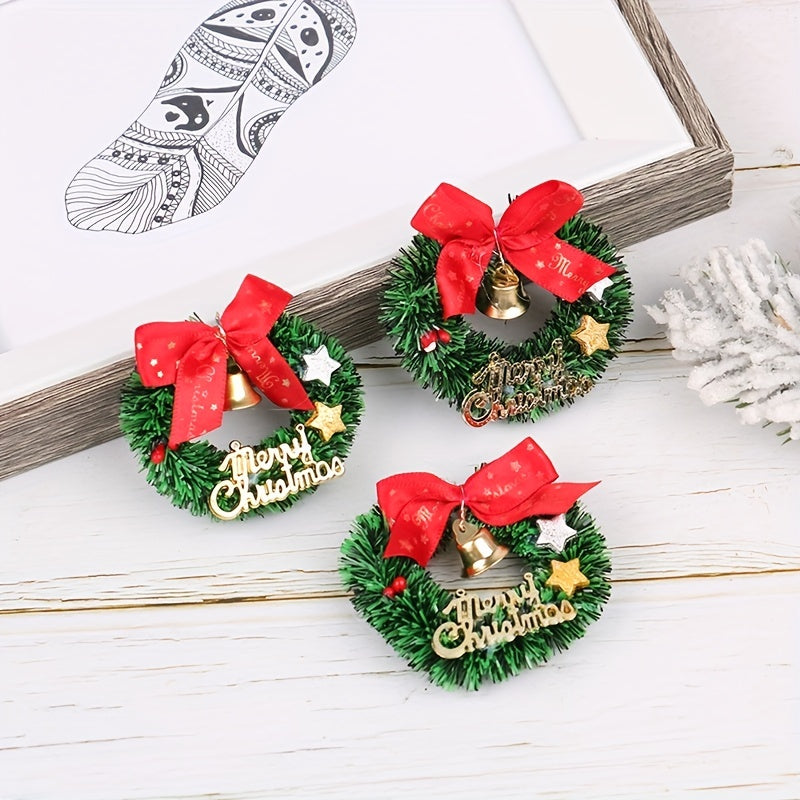 Dollhouse Christmas Garland Wreath Model for Doll House Decor