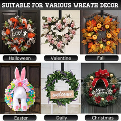 15 24 Cm Christmas Door Wreath Hook Holiday Iron Hook 1pc