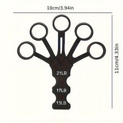 Silicone 5 Fingers Wrist Grip Strengthener for Hand-Fingers Exercise