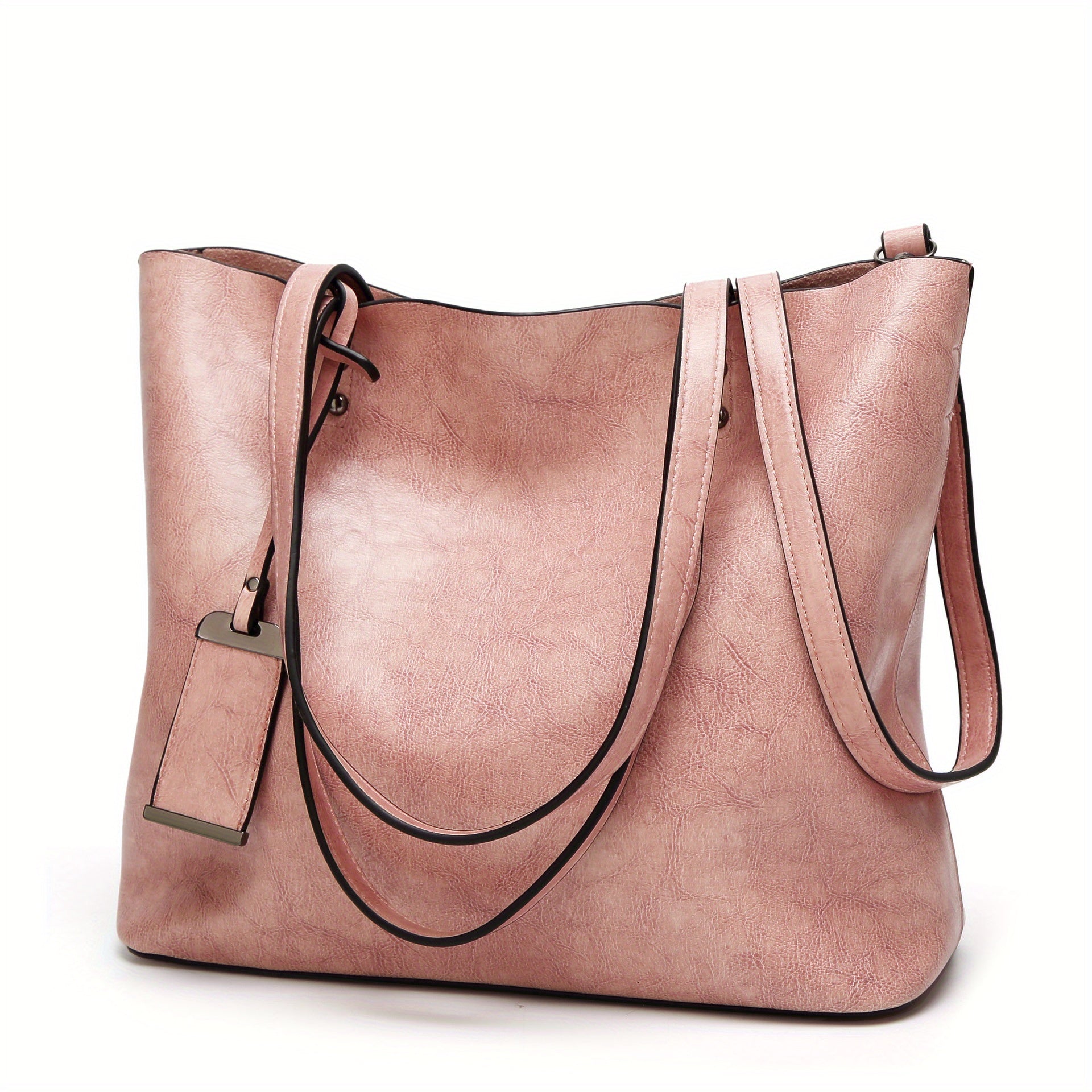 Retro Leather Crossbody Work Bag with Computer Compartment
