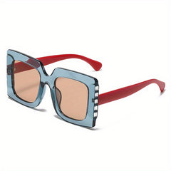 Y2K Square Sunglasses - Jelly Block Anti Glare Glasses UV400