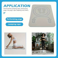 Shockproof Skipping Sports Mat Extra Thick High Density Yoga Mat Non Slip