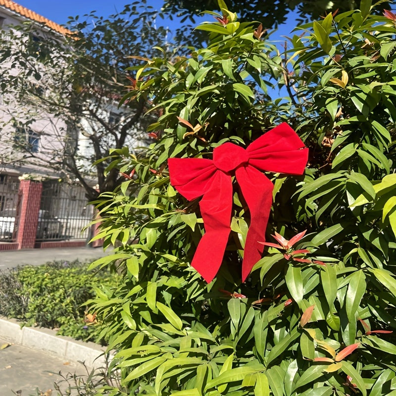 Red Bow Christmas Decoration