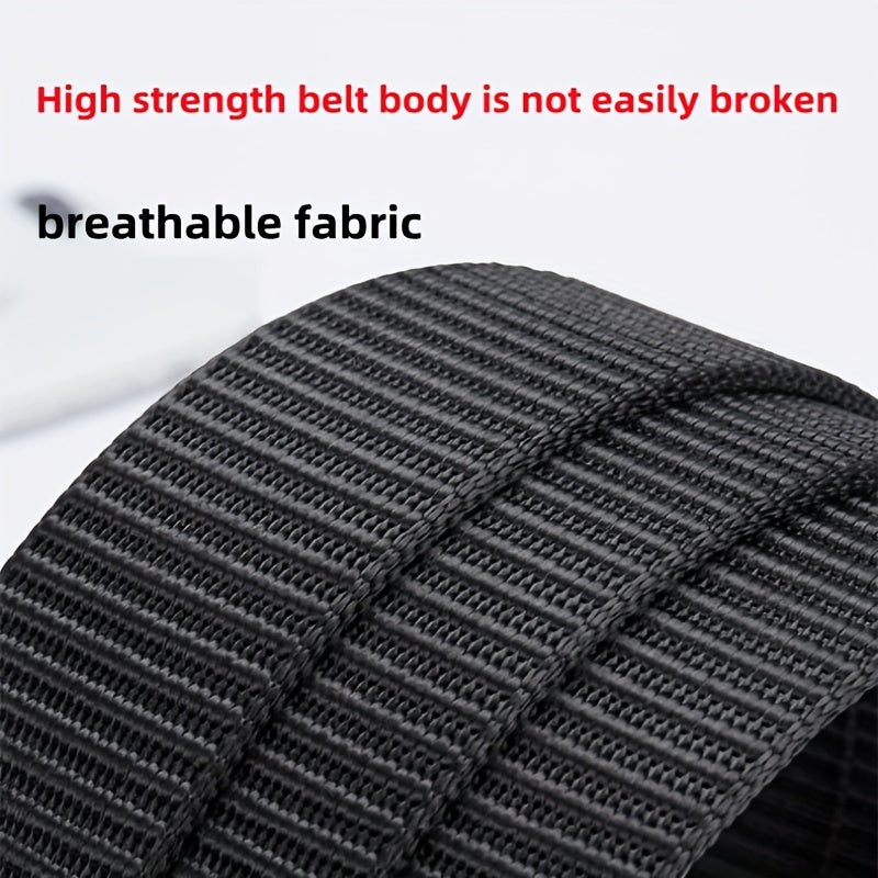 Smooth Buckle Nylon Tactical Belt for Outdoor Sports