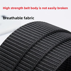 Smooth Buckle Nylon Tactical Belt for Outdoor Sports