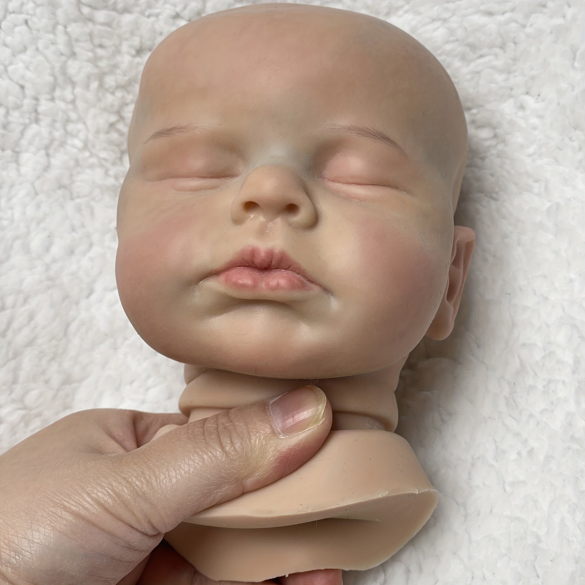 Soft Solid Silicone Reborn Doll Kit, Perfect Gift for Lifelike Baby Doll