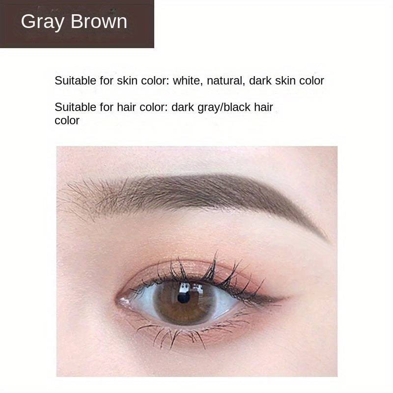 Ultra Slim Eyebrow Pencil Double Headed Spiky Nib Waterproof Natural Colorfast