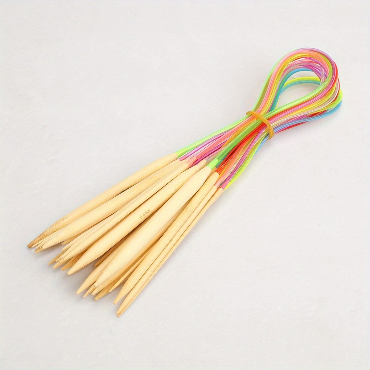 18pcs Bamboo Circular Knitting Needles Set 18 Sizes 2mm-10mm