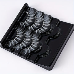 5 Pairs Faux Mink Soft Lashes Masquerade Cosplay Manga Lashes