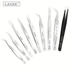 False Eyelashes Tweezers Stainless Steel Lash Extensions Tool