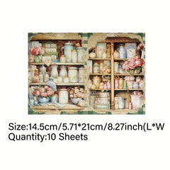 Vigus 10 Sheets A5 Handicraft Paper