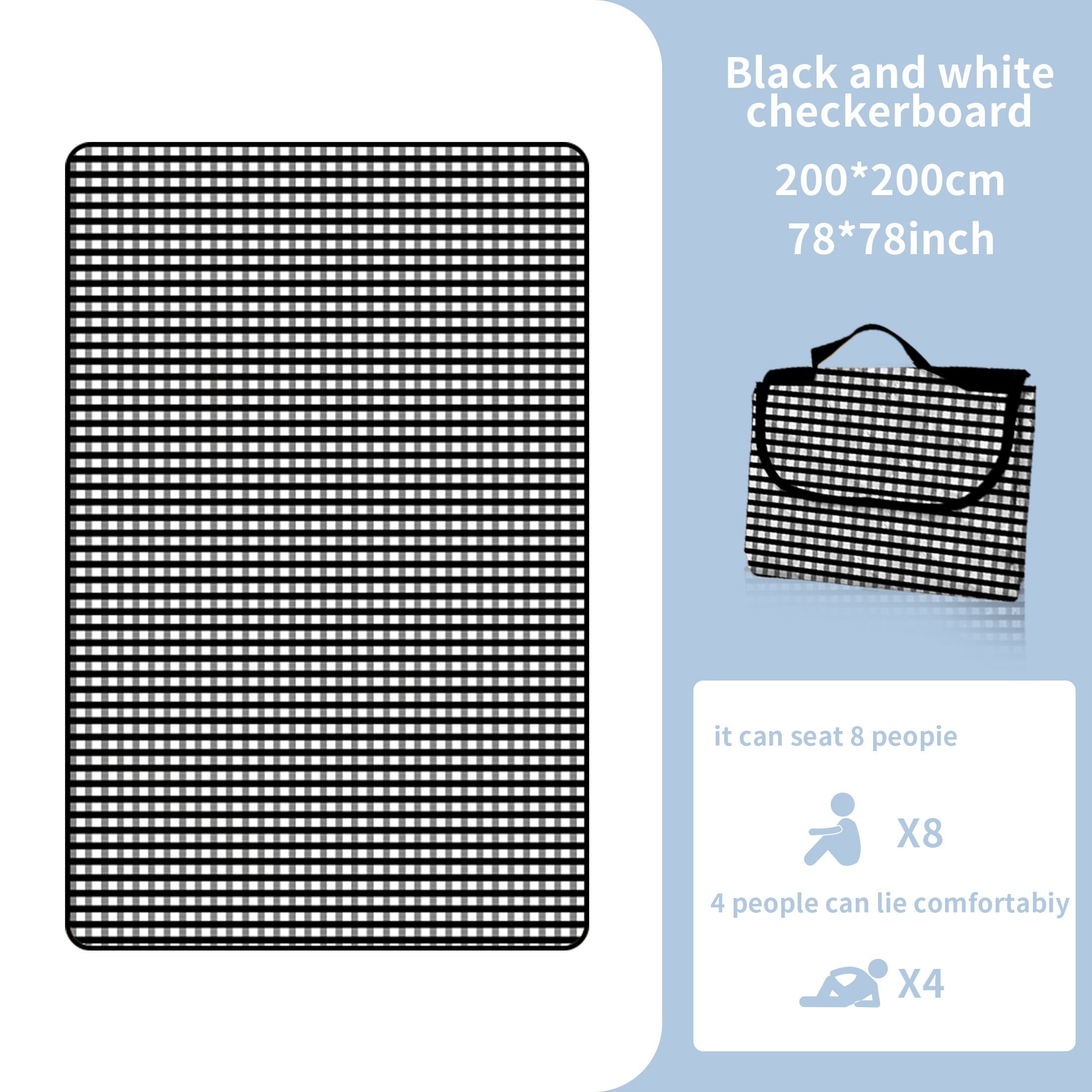 Waterproof Oxford Cloth Picnic Mat for Outdoor Camping
