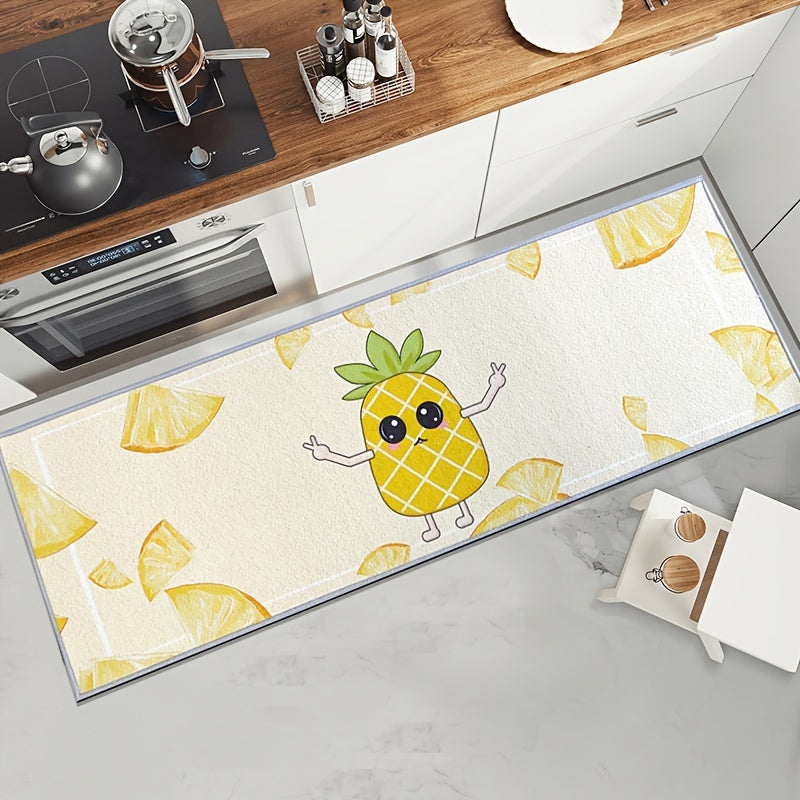 Light Minimalist Kitchen Floor Mat Water Absorbent Non-Slip Runner Mat