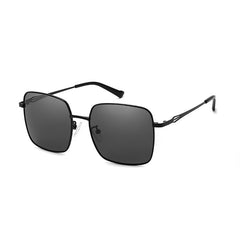 Square Frame Sunglasses Black Polarized UV400