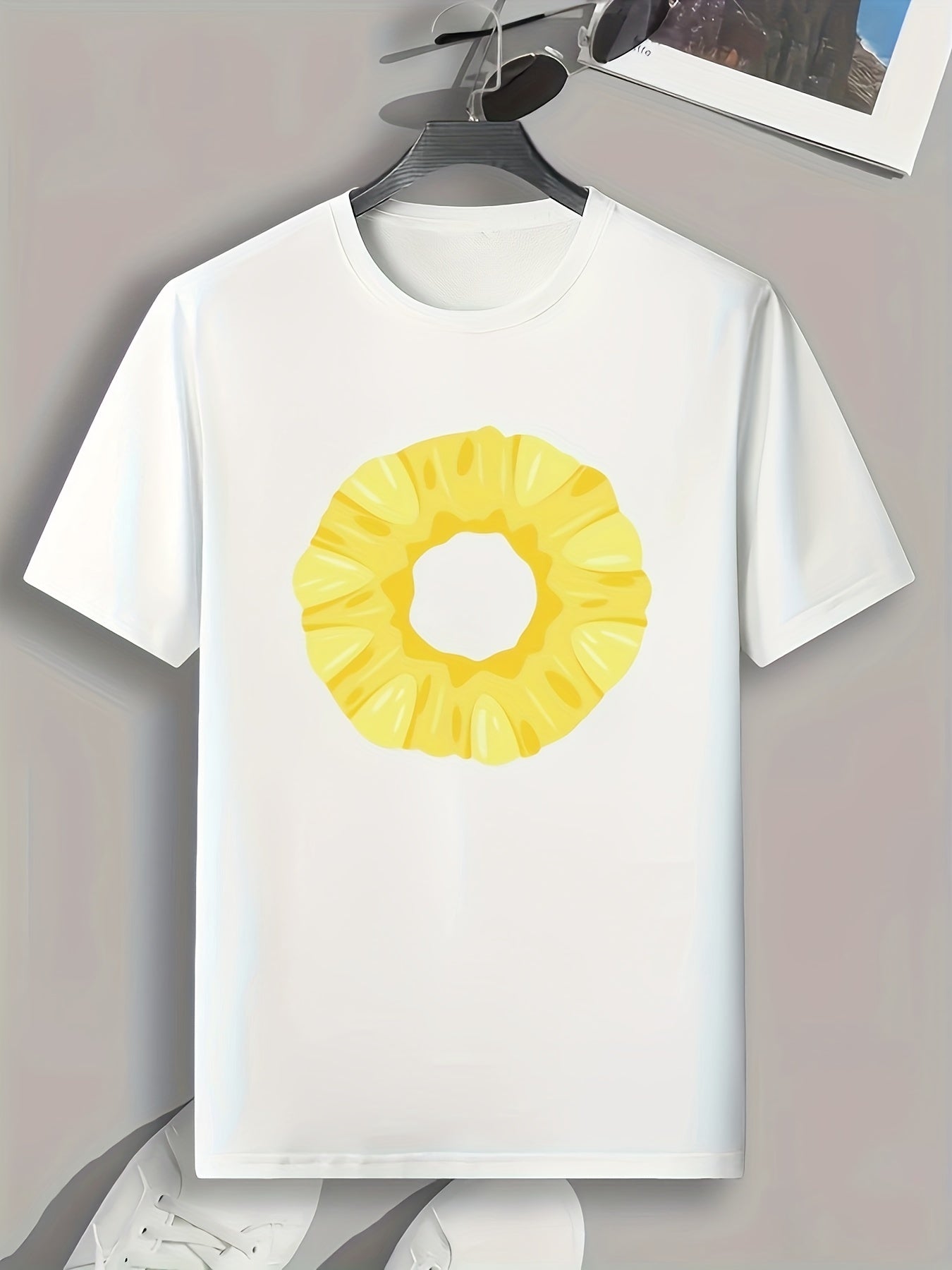 Tropical Pineapple Men's Tee for Summer Fun