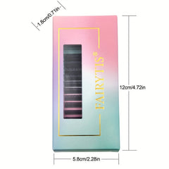 12 Rows Cluster Lashes YY Shape C D Curling Individual Eyelashes