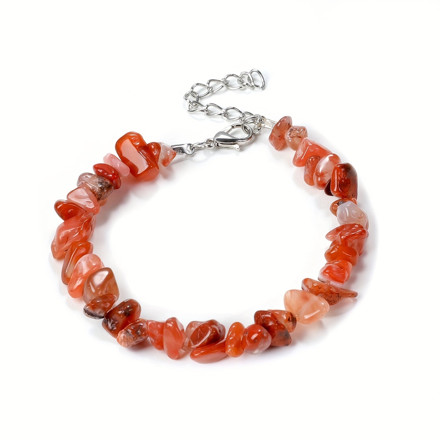 Natural Crystal Stone Irregular Bohemian Style Bracelet