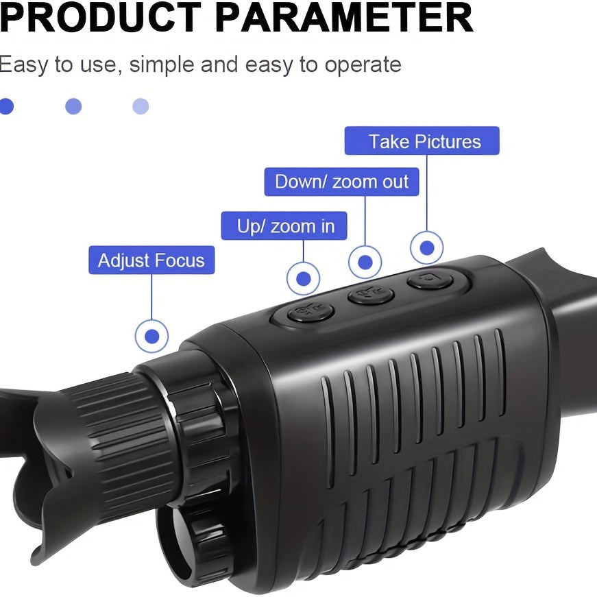 1080P HD Night Vision Monocular 5x Zoom