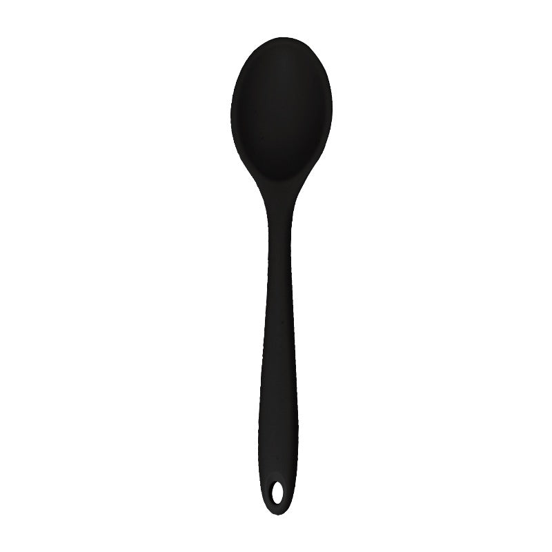 1pc Silicone Small Spoon High Temp Resistant Non-stick Soup Stirring Spoon