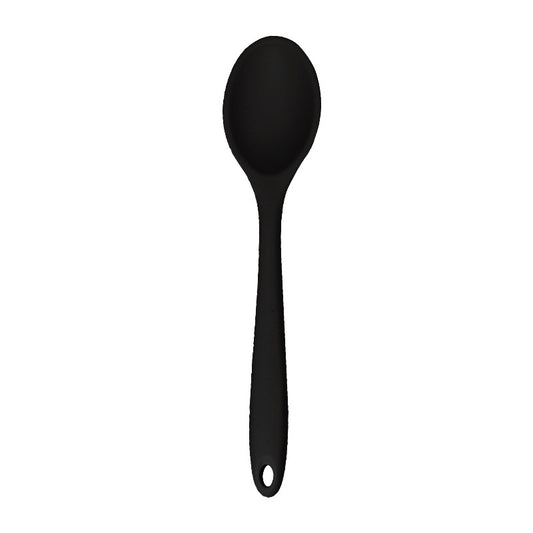 1pc Silicone Small Spoon High Temp Resistant Non-stick Soup Stirring Spoon
