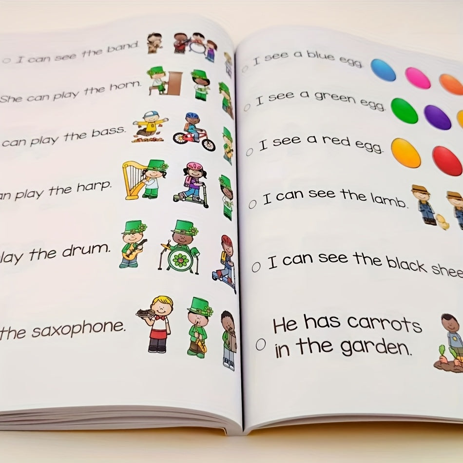 English Learning Workbook with Reading Comprehension Activities