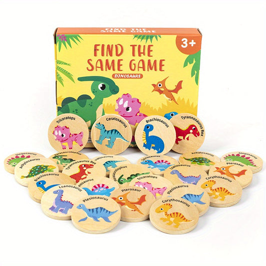 Dinosaur Matching Game Puzzle Wooden Toys