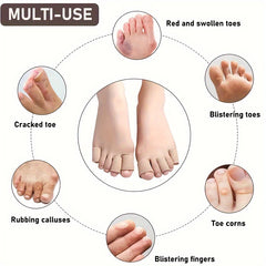 Cuttable Toe Tubes Sleeves Breathable Toe Cushion Sleeves Protection