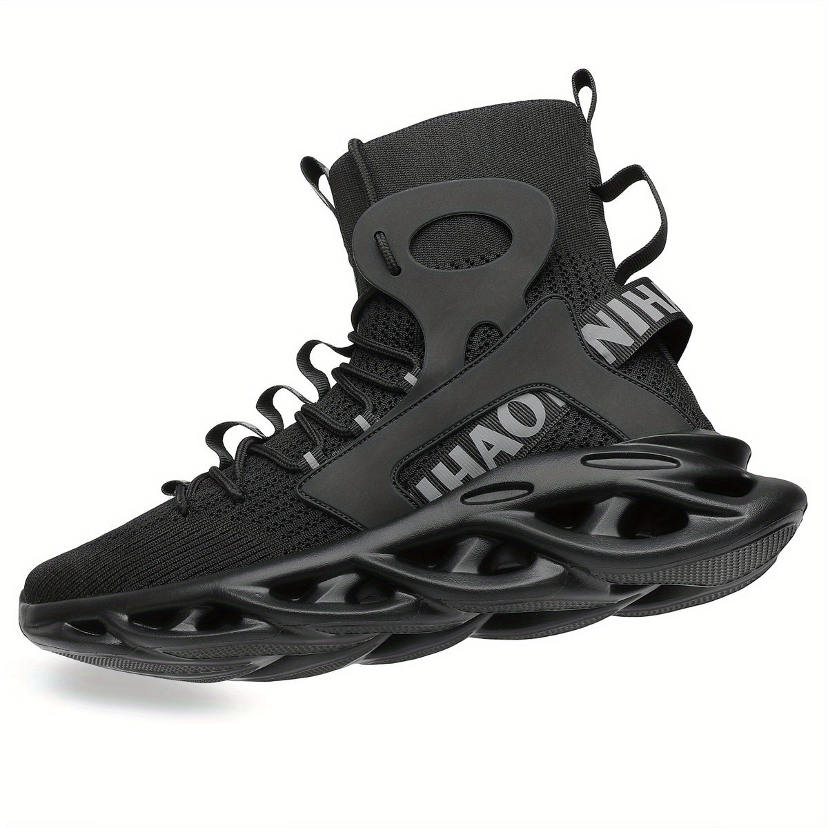 Men's High Top Blade Sneakers For Jogging Tennis Gym