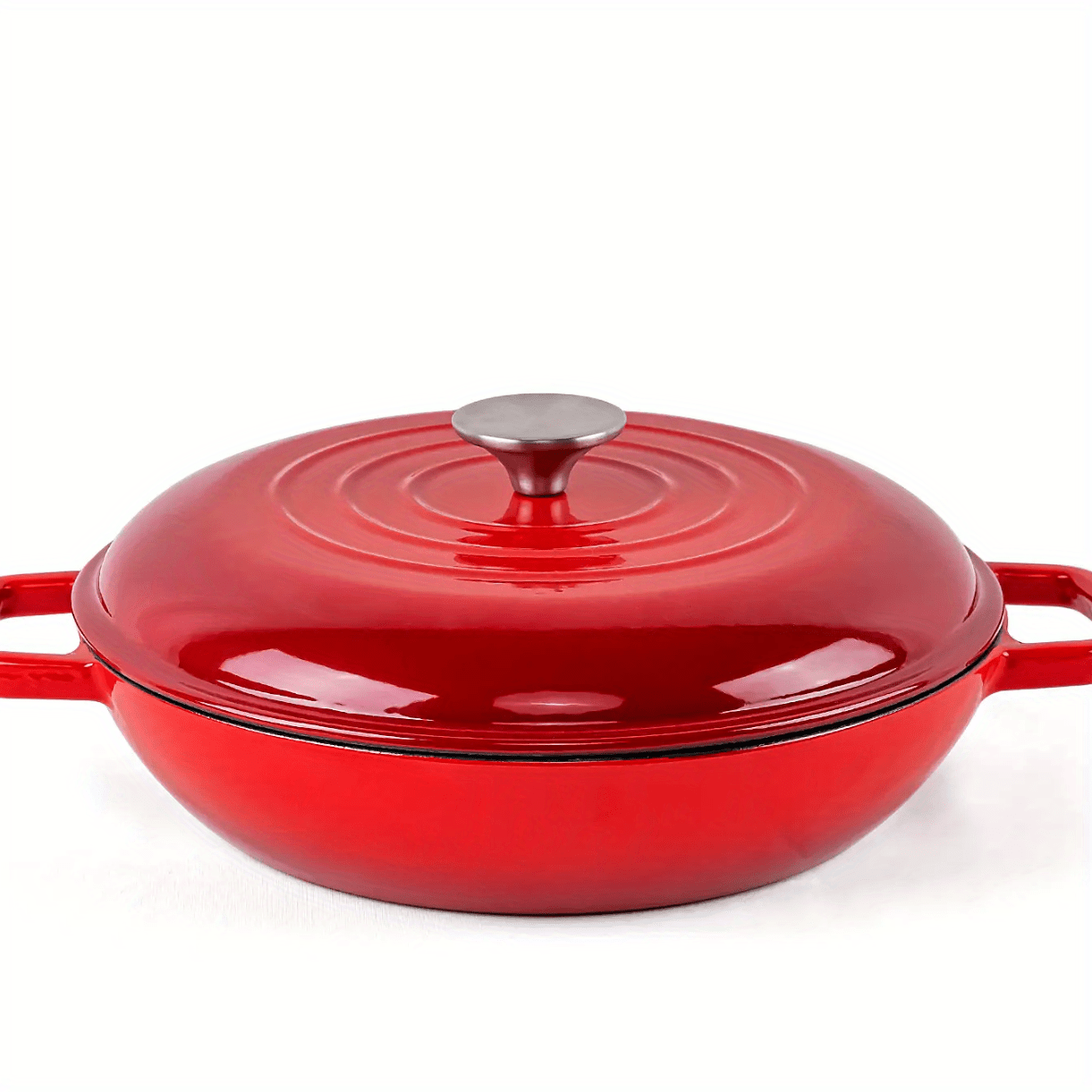 Enameled Cast Iron Dutch Oven Cooking Pot with Lid