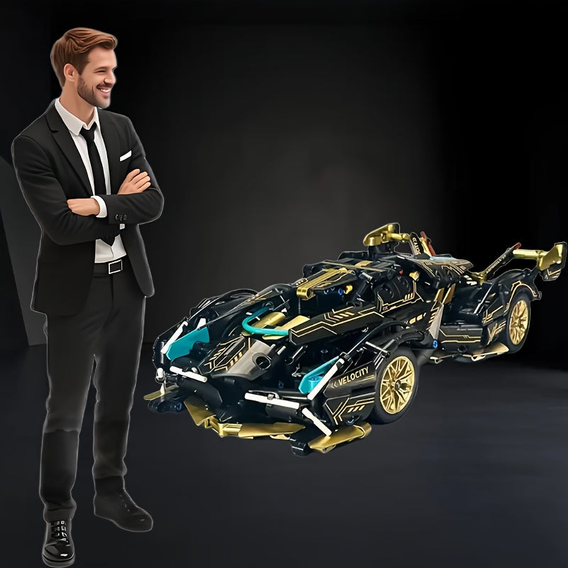 1330pcs Supercar Building Blocks Real Car Mechanical Structure