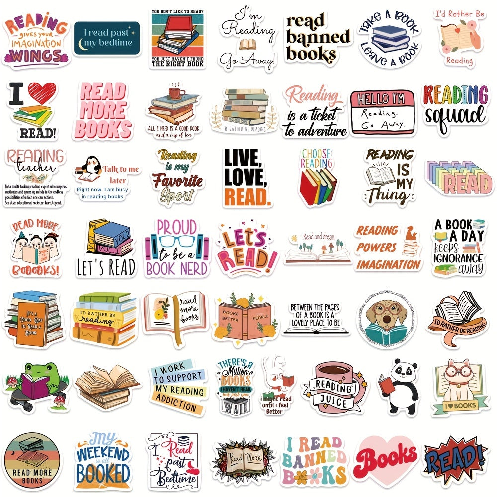 100pcs Fun Learning Stickers for Laptops and Bottles