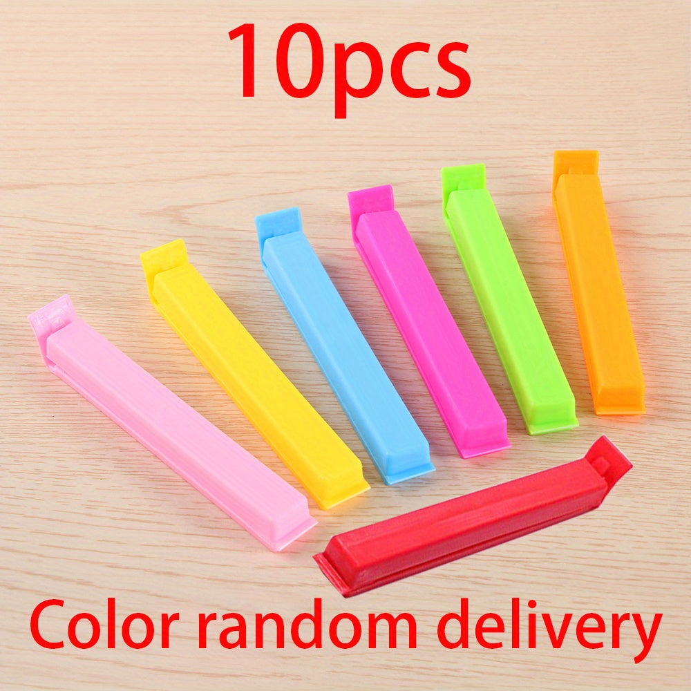 10pcs Food Sealing Clip Potato Chip Snack Clamp Bagged Food Sealing Clip