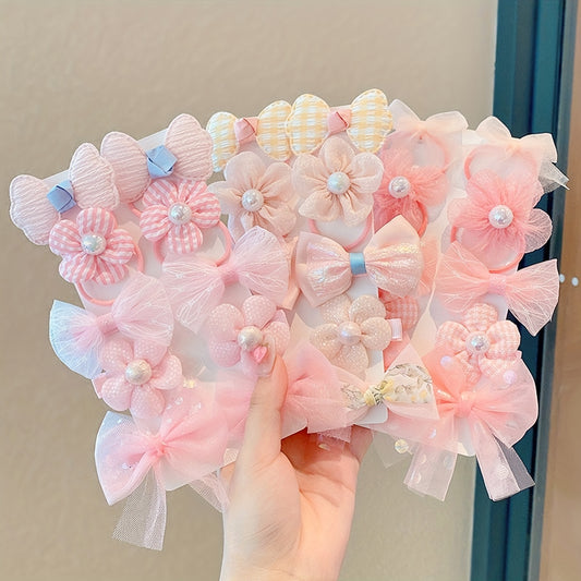 10 Pcs Kids Bow Hair Clips Flowers Hairpin Set for Girls 1 Year Old