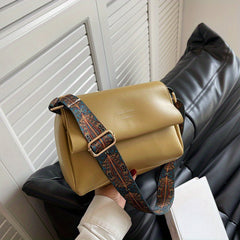 Retro Shoulder Bag Solid Casual PU Leather Messenger Bag Women's Everyday